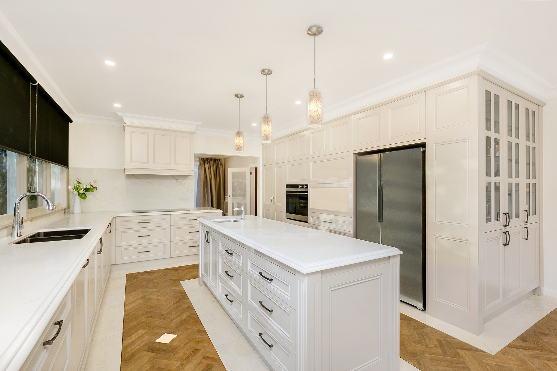 AFTER Turramurra Renovation, Polyurethane French Provincial Style Kitchen